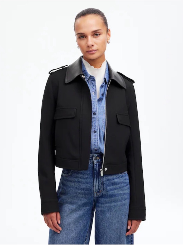 Madewell Shrunken Utility Jacket Size 4